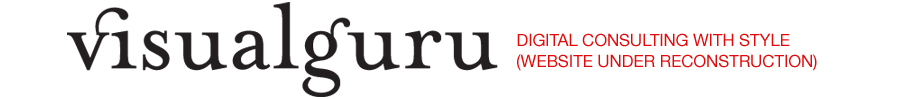 Visualguru / digital consulting with style; website under reconstruction